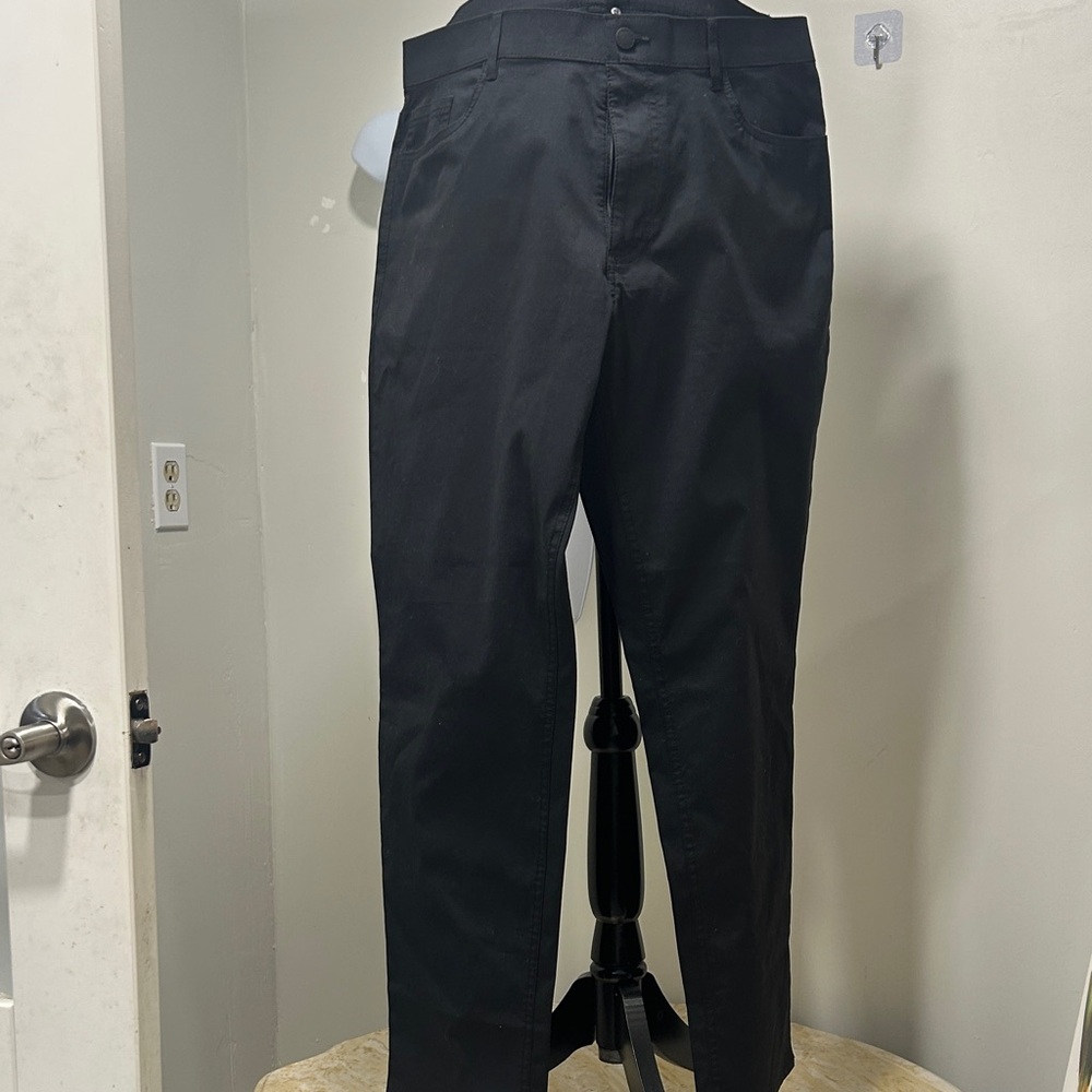 Haggar Men's Black Dress Trousers